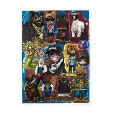 IVO x Rap Animol Plakat Print