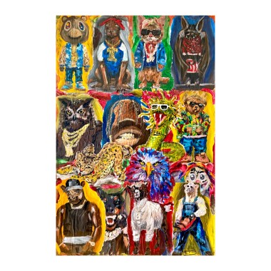 IVO x Rap Animol Obraz Kolaż 1/1 